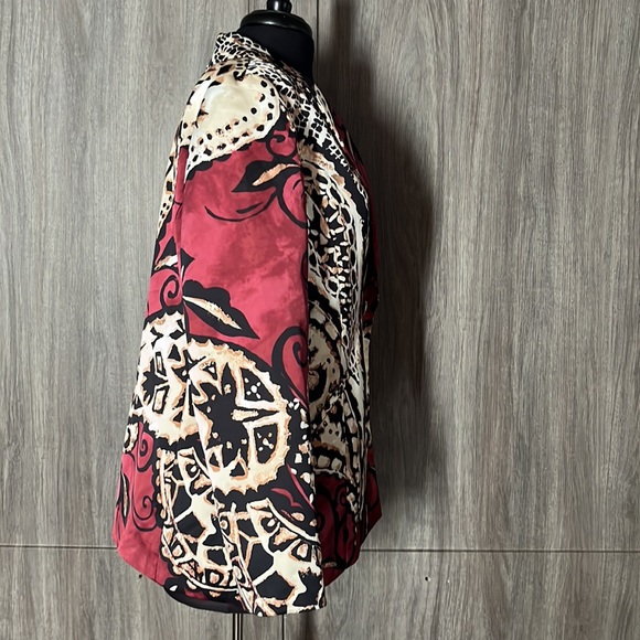 Chico's print blazer jacket - Picture 8 of 16